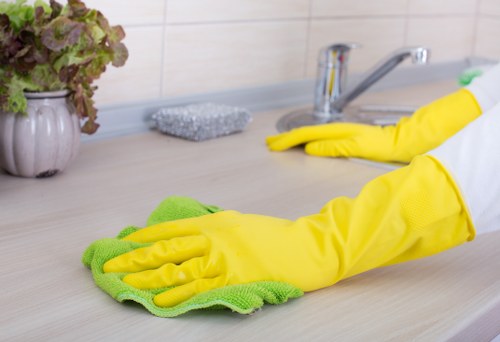 Deep cleaning treatment for high-traffic commercial carpets